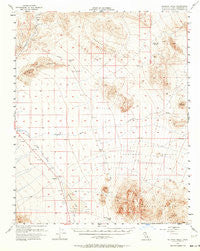 Silurian Hills California Historical topographic map, 1:62500 scale, 15 X 15 Minute, Year 1956