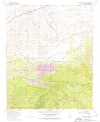 Silverwood Lake California Historical topographic map, 1:24000 scale, 7.5 X 7.5 Minute, Year 1956
