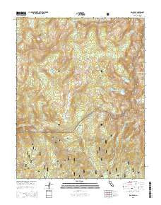Sing Peak California Current topographic map, 1:24000 scale, 7.5 X 7.5 Minute, Year 2015