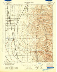 Slater California Historical topographic map, 1:62500 scale, 15 X 15 Minute, Year 1942