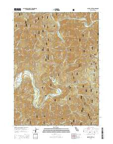 Slater Butte California Current topographic map, 1:24000 scale, 7.5 X 7.5 Minute, Year 2015