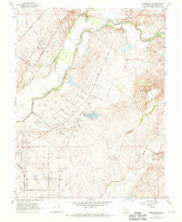 Sloughhouse California Historical topographic map, 1:24000 scale, 7.5 X 7.5 Minute, Year 1968