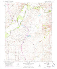 Sloughhouse California Historical topographic map, 1:24000 scale, 7.5 X 7.5 Minute, Year 1968