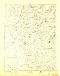 Smartsville California Historical topographic map, 1:125000 scale, 30 X 30 Minute, Year 1895