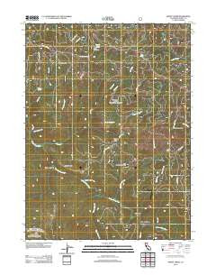 Smoky Creek California Historical topographic map, 1:24000 scale, 7.5 X 7.5 Minute, Year 2012