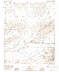 Soda Lake South California Historical topographic map, 1:24000 scale, 7.5 X 7.5 Minute, Year 1983