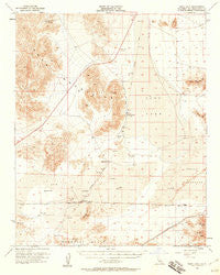 Soda Lake California Historical topographic map, 1:62500 scale, 15 X 15 Minute, Year 1956