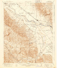 Soledad California Historical topographic map, 1:62500 scale, 15 X 15 Minute, Year 1915