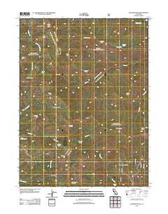 Solomon Peak California Historical topographic map, 1:24000 scale, 7.5 X 7.5 Minute, Year 2012