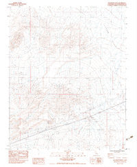 Solomons Knob California Historical topographic map, 1:24000 scale, 7.5 X 7.5 Minute, Year 1983