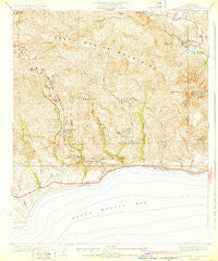 Solstice Canyon California Historical topographic map, 1:24000 scale, 7.5 X 7.5 Minute, Year 1932