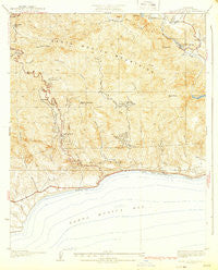 Solstice Canyon California Historical topographic map, 1:24000 scale, 7.5 X 7.5 Minute, Year 1932