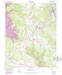 Sonora California Historical topographic map, 1:24000 scale, 7.5 X 7.5 Minute, Year 1948