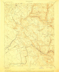 Sonora California Historical topographic map, 1:125000 scale, 30 X 30 Minute, Year 1897