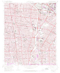 South Gate California Historical topographic map, 1:24000 scale, 7.5 X 7.5 Minute, Year 1964