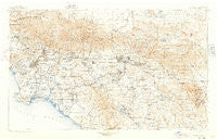 Southern California Sheet No. 1 California Historical topographic map, 1:250000 scale, 1 X 2 Degree, Year 1901