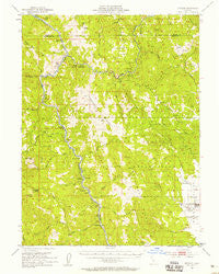 Spyrock California Historical topographic map, 1:62500 scale, 15 X 15 Minute, Year 1952