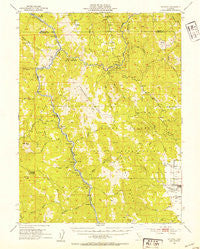 Spyrock California Historical topographic map, 1:62500 scale, 15 X 15 Minute, Year 1952