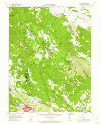 St. Helena California Historical topographic map, 1:24000 scale, 7.5 X 7.5 Minute, Year 1960