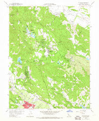 St. Helena California Historical topographic map, 1:24000 scale, 7.5 X 7.5 Minute, Year 1960