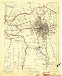 Stockton California Historical topographic map, 1:31680 scale, 7.5 X 7.5 Minute, Year 1913