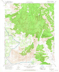 Stokes Mtn. California Historical topographic map, 1:24000 scale, 7.5 X 7.5 Minute, Year 1966