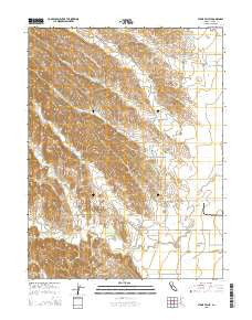 Stone Valley California Current topographic map, 1:24000 scale, 7.5 X 7.5 Minute, Year 2015
