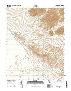 Stovepipe Wells NE California Current topographic map, 1:24000 scale, 7.5 X 7.5 Minute, Year 2015
