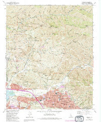 Sunland California Historical topographic map, 1:24000 scale, 7.5 X 7.5 Minute, Year 1991