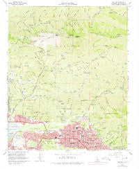 Sunland California Historical topographic map, 1:24000 scale, 7.5 X 7.5 Minute, Year 1966
