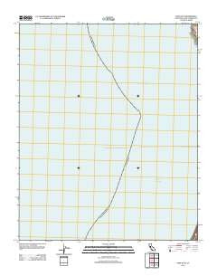 Surf OE W California Historical topographic map, 1:24000 scale, 7.5 X 7.5 Minute, Year 2012