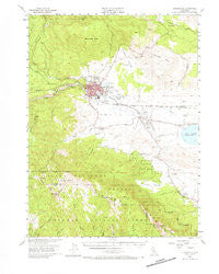 Susanville California Historical topographic map, 1:62500 scale, 15 X 15 Minute, Year 1954