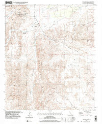 Sweeney Pass California Historical topographic map, 1:24000 scale, 7.5 X 7.5 Minute, Year 1997