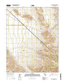 Sylvania Canyon California Current topographic map, 1:24000 scale, 7.5 X 7.5 Minute, Year 2015