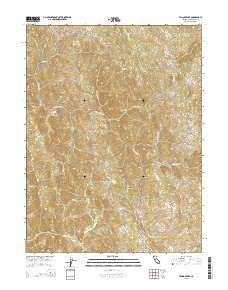 Tan Oak Park California Current topographic map, 1:24000 scale, 7.5 X 7.5 Minute, Year 2015