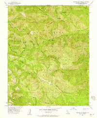 Tassajara Hot Springs California Historical topographic map, 1:24000 scale, 7.5 X 7.5 Minute, Year 1956