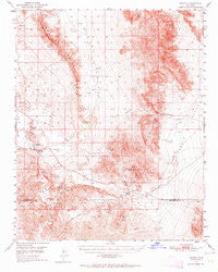 Tecopa California Historical topographic map, 1:62500 scale, 15 X 15 Minute, Year 1950