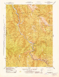 Tectah Creek California Historical topographic map, 1:62500 scale, 15 X 15 Minute, Year 1945