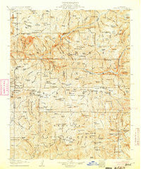 Tehipite California Historical topographic map, 1:125000 scale, 30 X 30 Minute, Year 1905