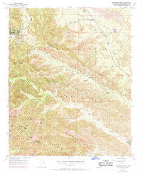 Telegraph Peak California Historical topographic map, 1:24000 scale, 7.5 X 7.5 Minute, Year 1956