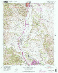 Templeton California Historical topographic map, 1:24000 scale, 7.5 X 7.5 Minute, Year 1948