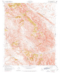 Tent Hills California Historical topographic map, 1:24000 scale, 7.5 X 7.5 Minute, Year 1942