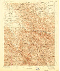 Tesla California Historical topographic map, 1:62500 scale, 15 X 15 Minute, Year 1907