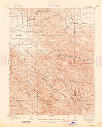 Tesla California Historical topographic map, 1:62500 scale, 15 X 15 Minute, Year 1907