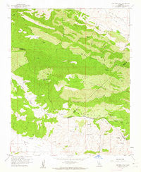 The Dark Hole California Historical topographic map, 1:24000 scale, 7.5 X 7.5 Minute, Year 1961