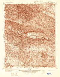 The Dark Hole California Historical topographic map, 1:31680 scale, 7.5 X 7.5 Minute, Year 1934