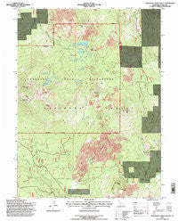 Thousand Lakes Valley California Historical topographic map, 1:24000 scale, 7.5 X 7.5 Minute, Year 1995