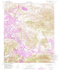 Thousand Oaks California Historical topographic map, 1:24000 scale, 7.5 X 7.5 Minute, Year 1950
