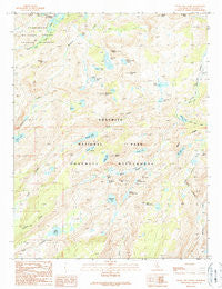 Tiltill Mountain California Historical topographic map, 1:24000 scale, 7.5 X 7.5 Minute, Year 1990