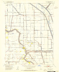 Tisdale Weir California Historical topographic map, 1:24000 scale, 7.5 X 7.5 Minute, Year 1952